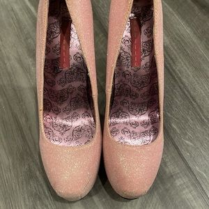 Bordello glitter heels size 7